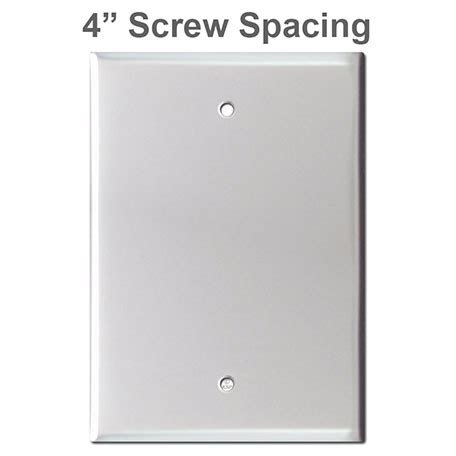 2 3 4 inch spacing electrical box cover|screw hole spacing for switch plates.